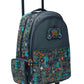 Smiggle Trailblazer Trolley Backpack With Light Up Wheels - Grey