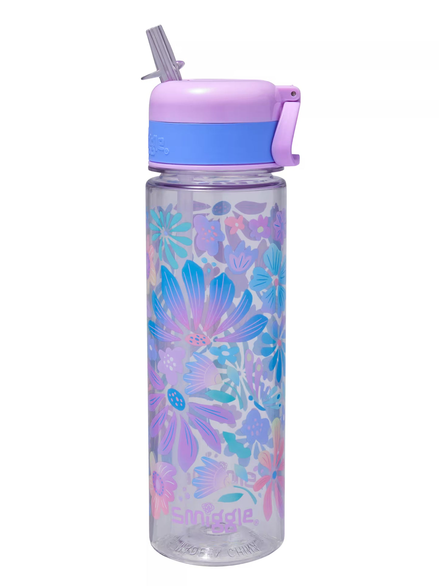 Smiggle Purple Bloom Classic Backpack