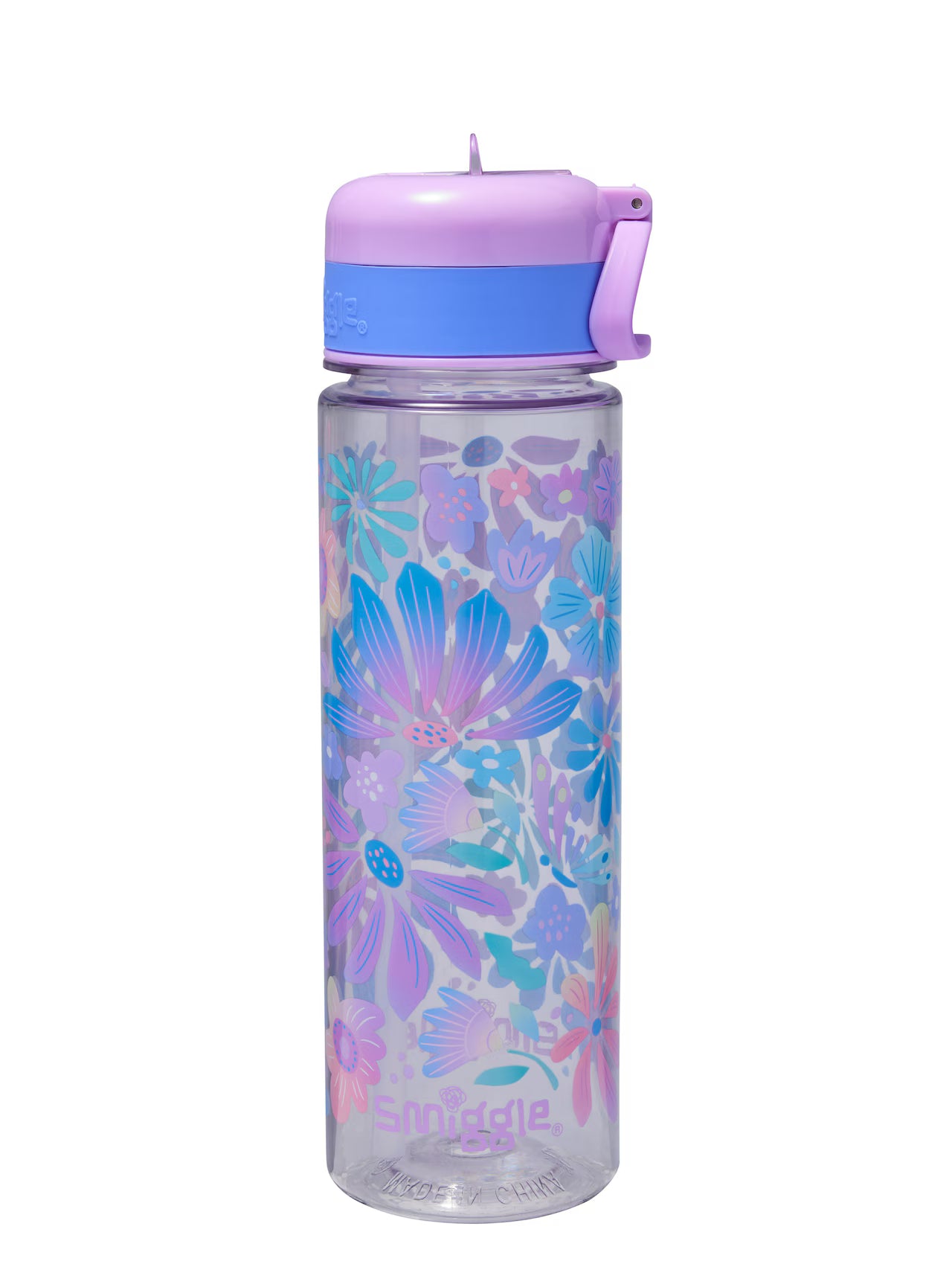 Smiggle Purple Bloom Classic Backpack