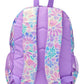 Smiggle Purple Bloom Classic Backpack