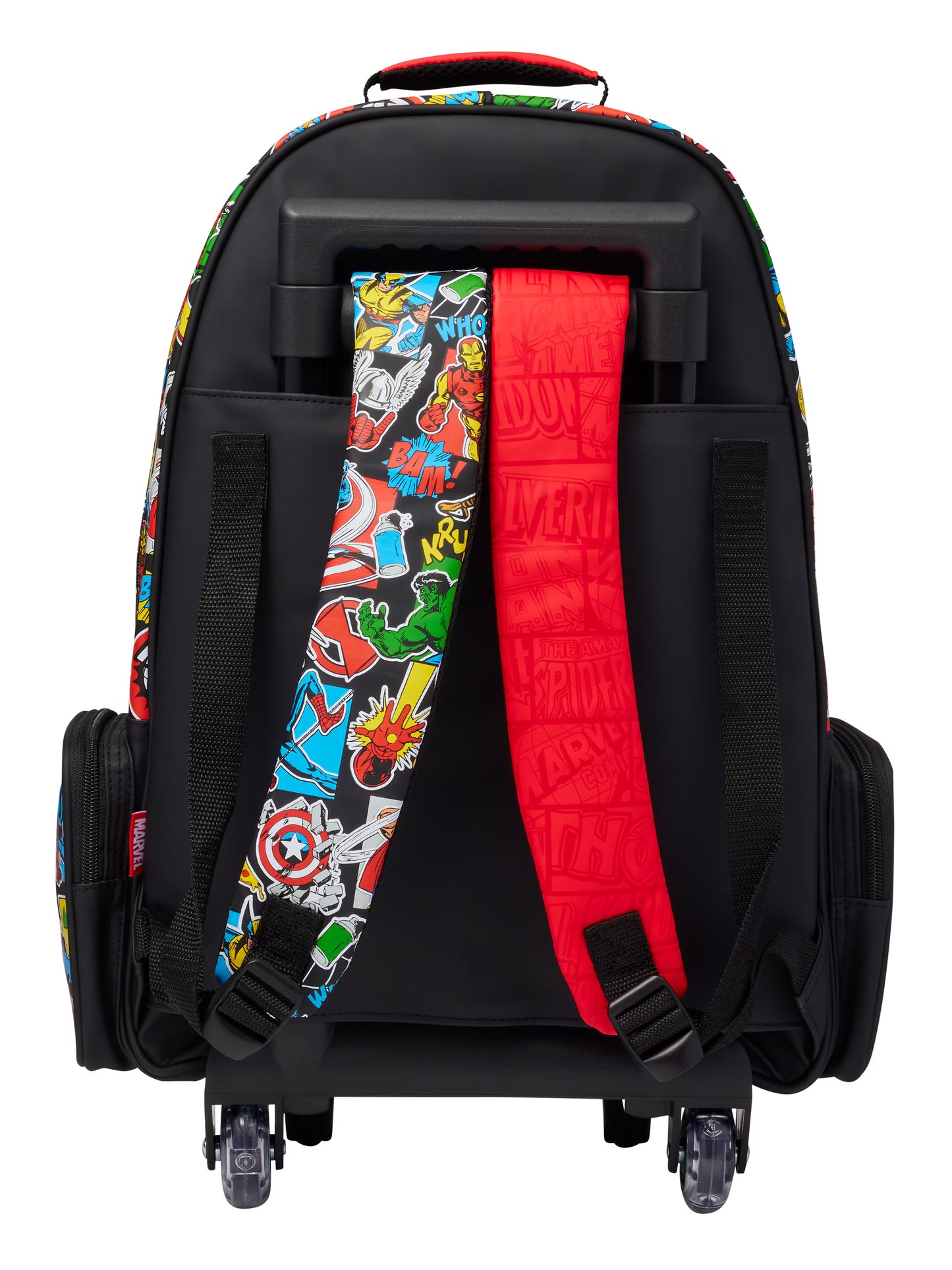 Smiggle Marvel Trolley Backpack With Light Up Wheels