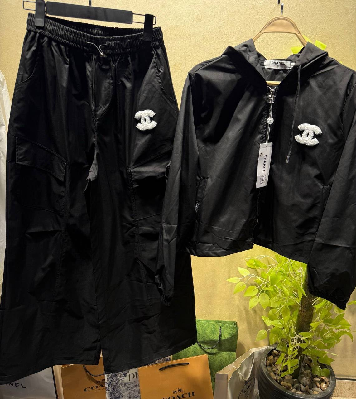 Chanel Hooded Windbreaker