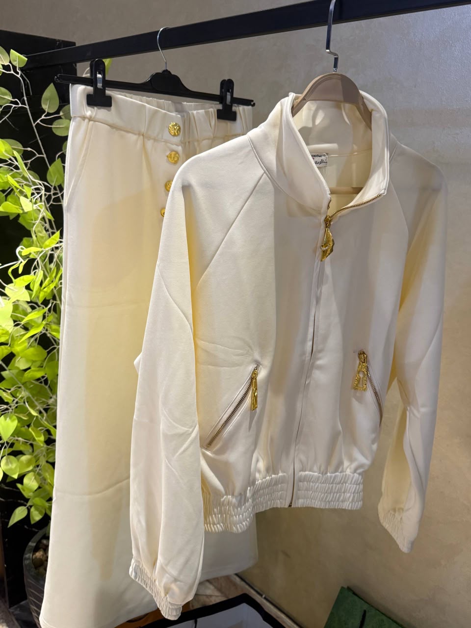Schiaparelli inspired two-piece tracksuit set