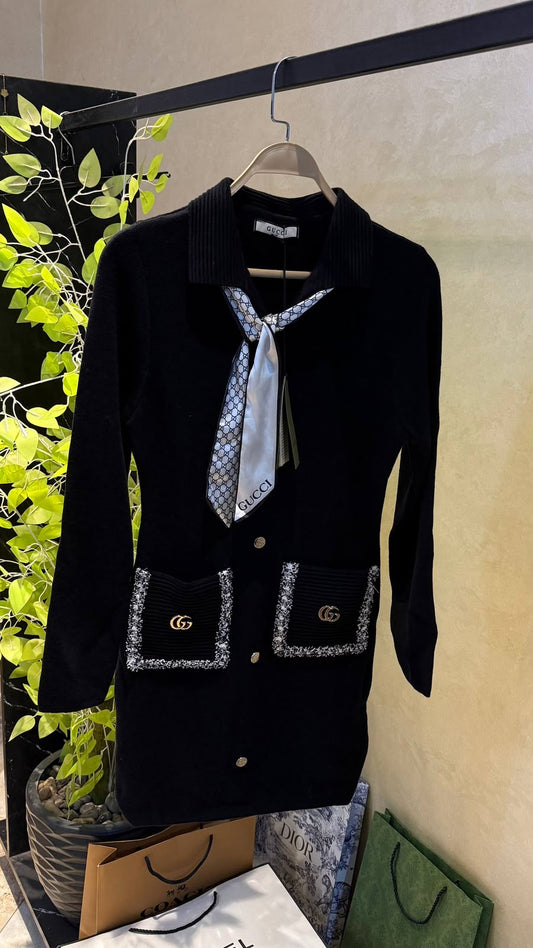 Gucci Helen Ribbed knit Dress