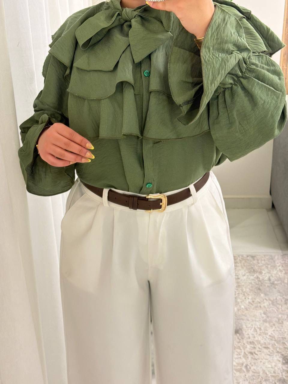 Linen Collar Shirt