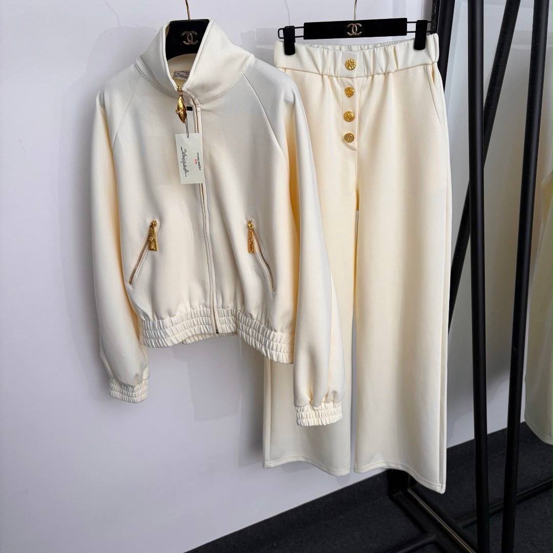 Schiaparelli inspired two-piece tracksuit set