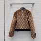 Louis Vuitton Monogram Fleece/Shearling Jacket