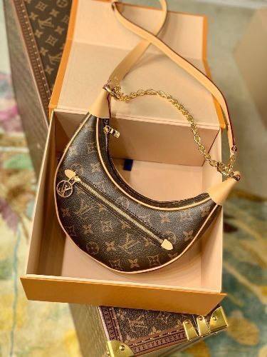 Louis Vuitton Loop Mini Hobo Monogram Canvas Bag