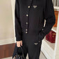 Elegant black Prada tracksuit