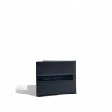 Calvin   Klein   Black   Leather   Wallet   –   Embossed   Band   Signature   Edition