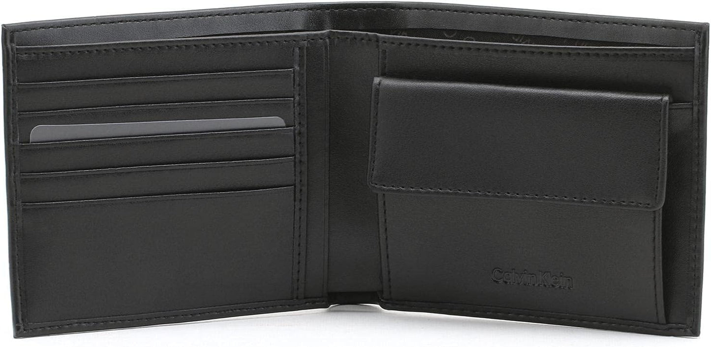 Calvin Klein wallet for men with a classic character with a large CK logo on the front - 2725613831350