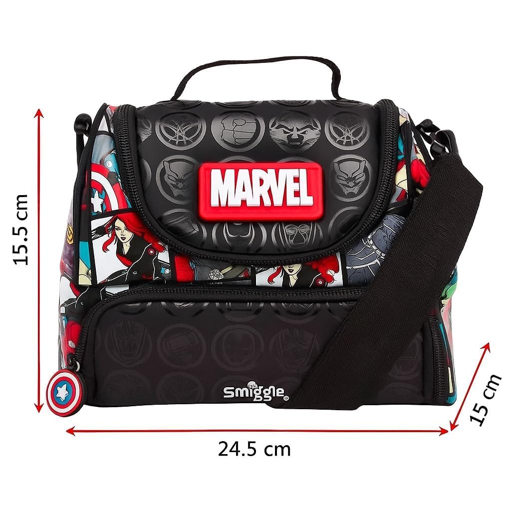 Smiggle Marvel Double Decker Lunch Bag