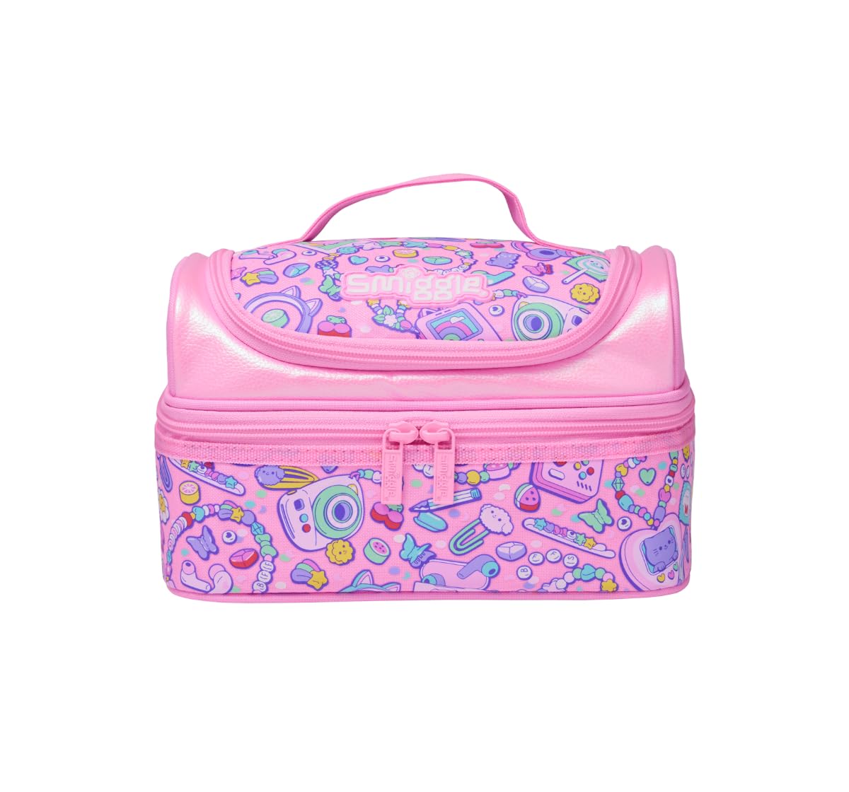 Smiggle Double Decker Lunchbox - Pink
