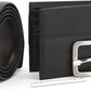Tommy Hilfiger Men's Wallet and Belt Comprehensive Set, Leather