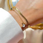 Gold Double Butterfly Bracelet