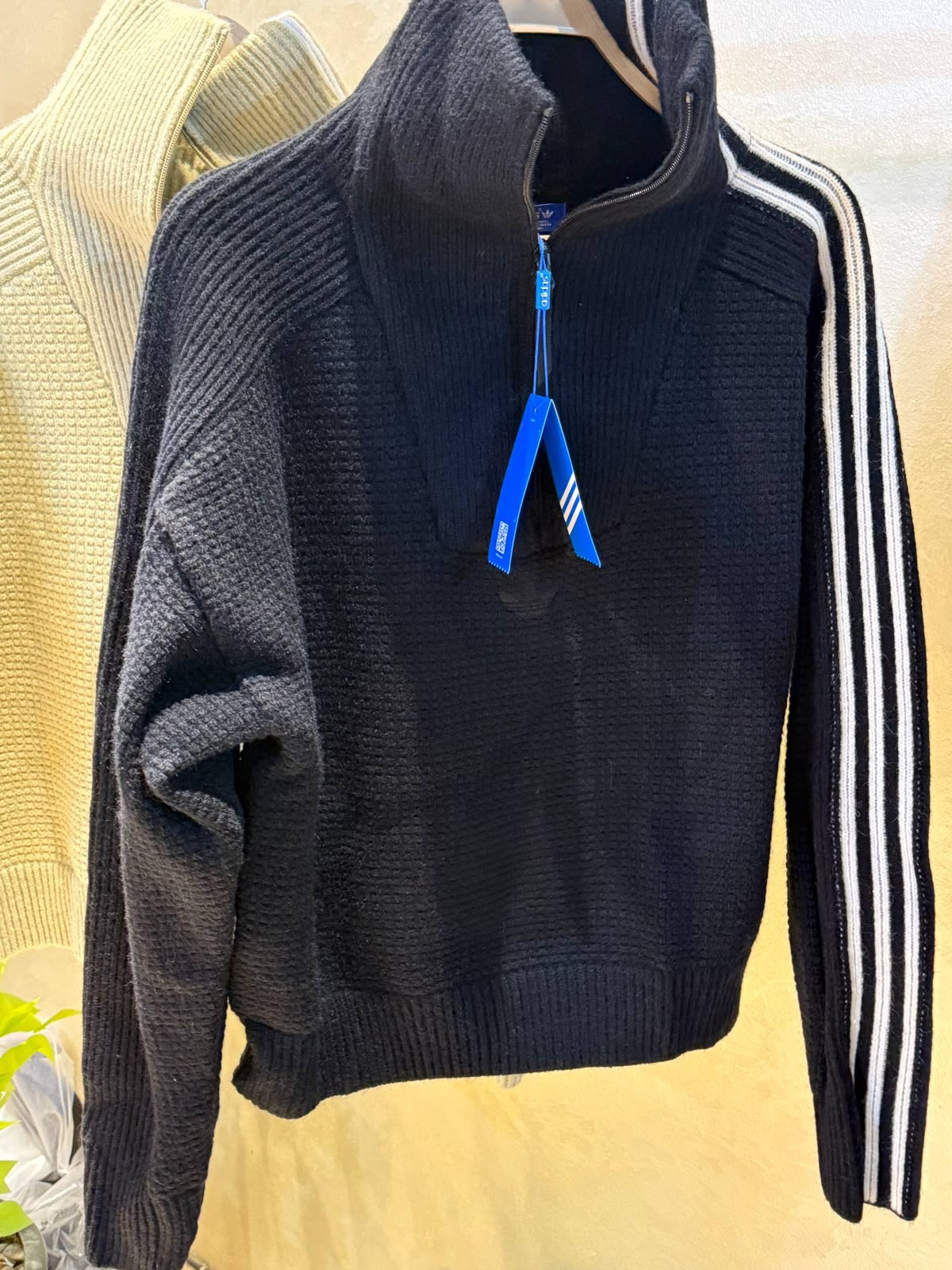 Adidas Quarter Zip knit sweatshirt