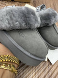 Grey UGG slippers