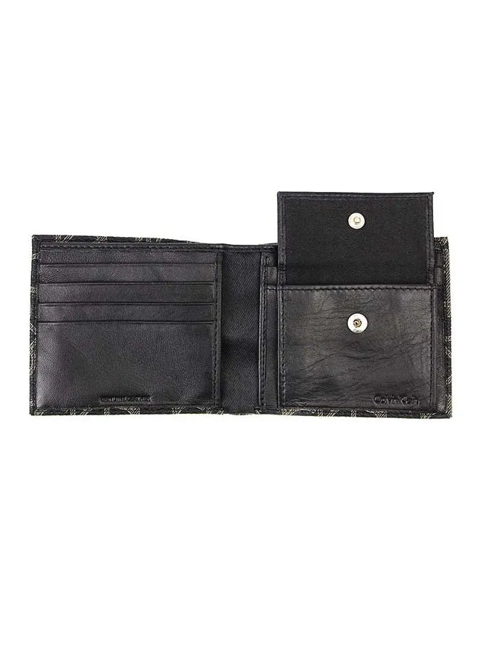 Calvin Klein 79463 Leather Billfold with Coin Pocket Wallet