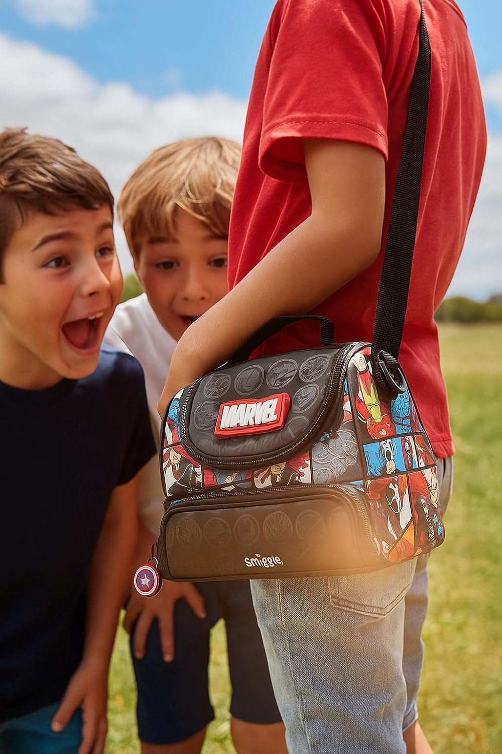 Smiggle Marvel Double Decker Lunch Bag