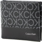 CALVIN KLEIN Men's SUBTLE MONO BIFOLD Wallets, Black Classic Mono, OS, Black Classic Mono, SUBTLE MONO BIFOLD Wallets