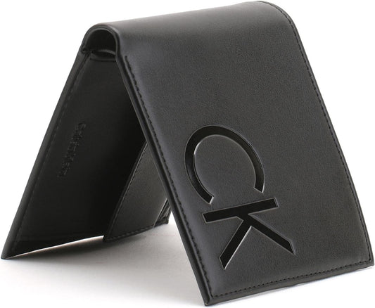 Calvin Klein wallet for men with a classic character with a large CK logo on the front - 2725613831350