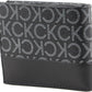 CALVIN KLEIN Men's SUBTLE MONO BIFOLD Wallets, Black Classic Mono, OS, Black Classic Mono, SUBTLE MONO BIFOLD Wallets