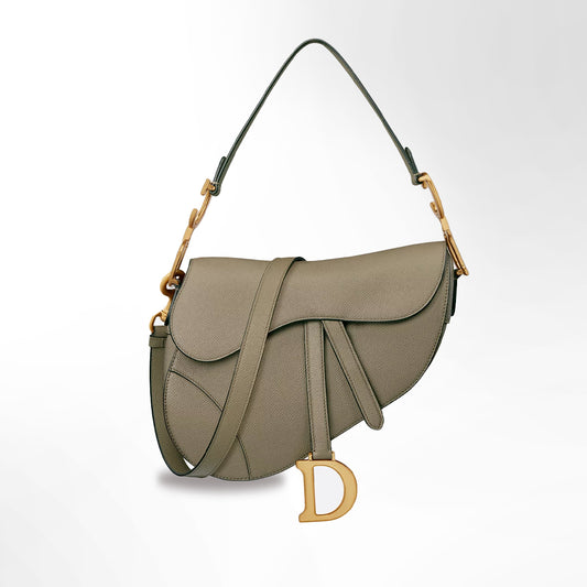 Dior Black Mini Saddle Baguette