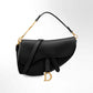 Dior Black Mini Saddle Baguette