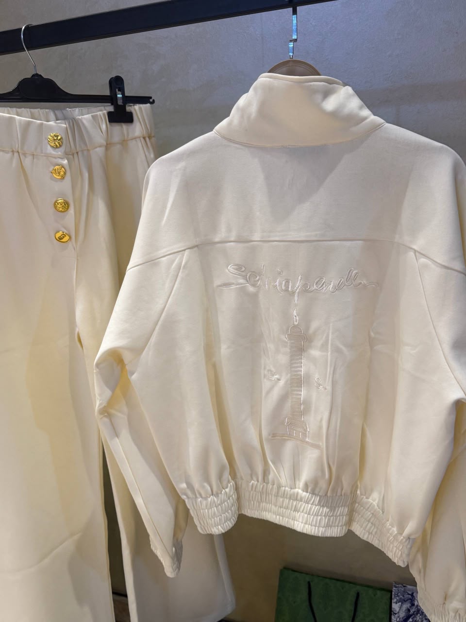 Schiaparelli inspired two-piece tracksuit set