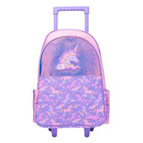 Smiggle Unicorn Trolley Backpack With Light Up Wheels