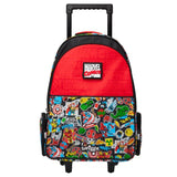 Smiggle Marvel Trolley Backpack With Light Up Wheels
