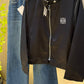 Loewe-inspired embroidered zip-up biker jackets