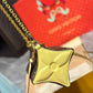 Louis Vuitton Monogram Pochette with Gold Chain