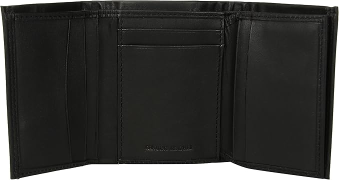 GUESS Men's Wallet, Black Plaque, One size