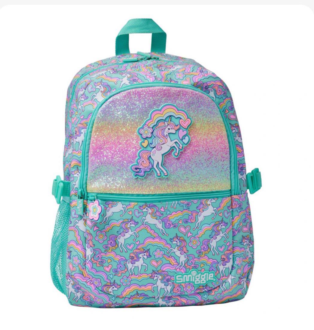 Smiggle  Unicorn Patterned Classic School Bag
