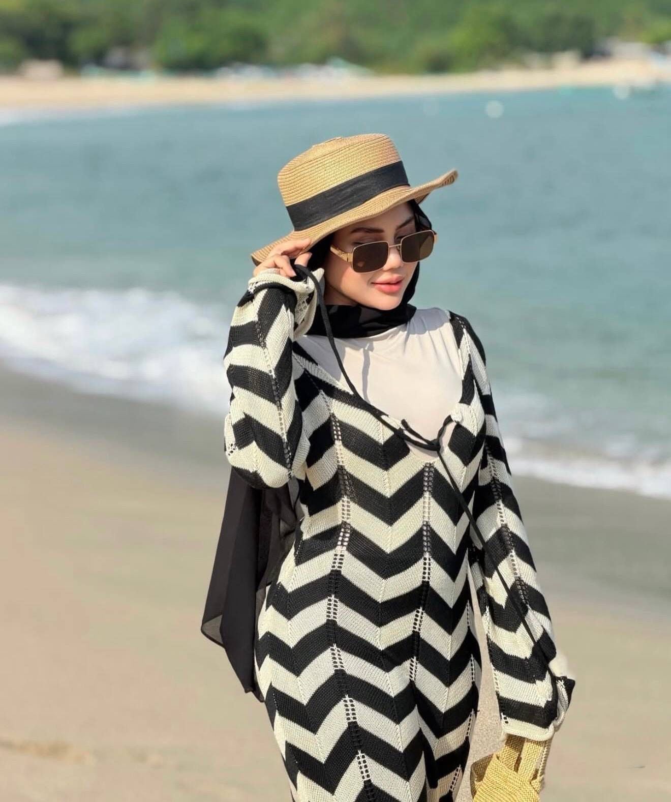 Striped Knit Dress