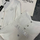 Balmain Knitted Button Cardi Dress Set in White