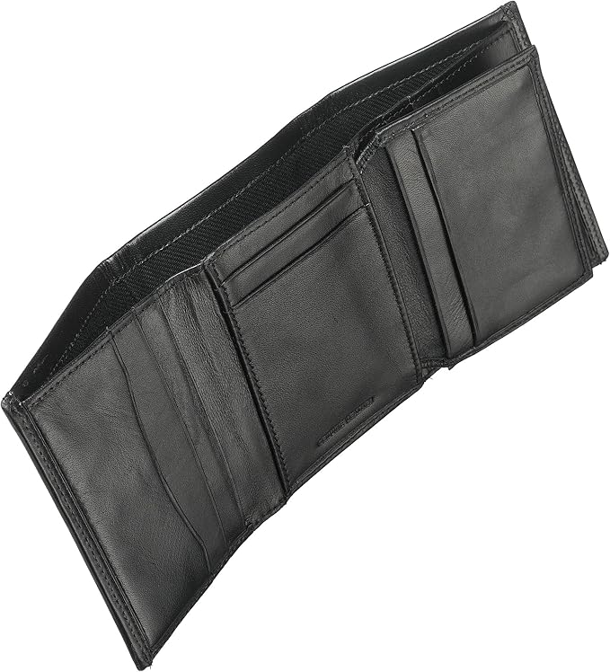GUESS Men's Wallet, Black Plaque, One size