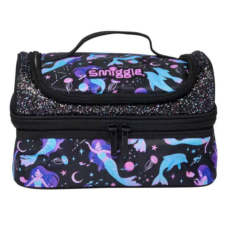Smiggle Black Mermaid Decker Lunchbox