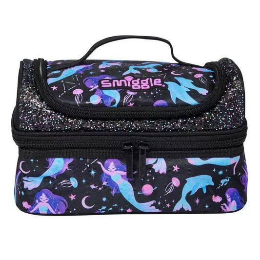 Smiggle Black Mermaid Decker Lunchbox