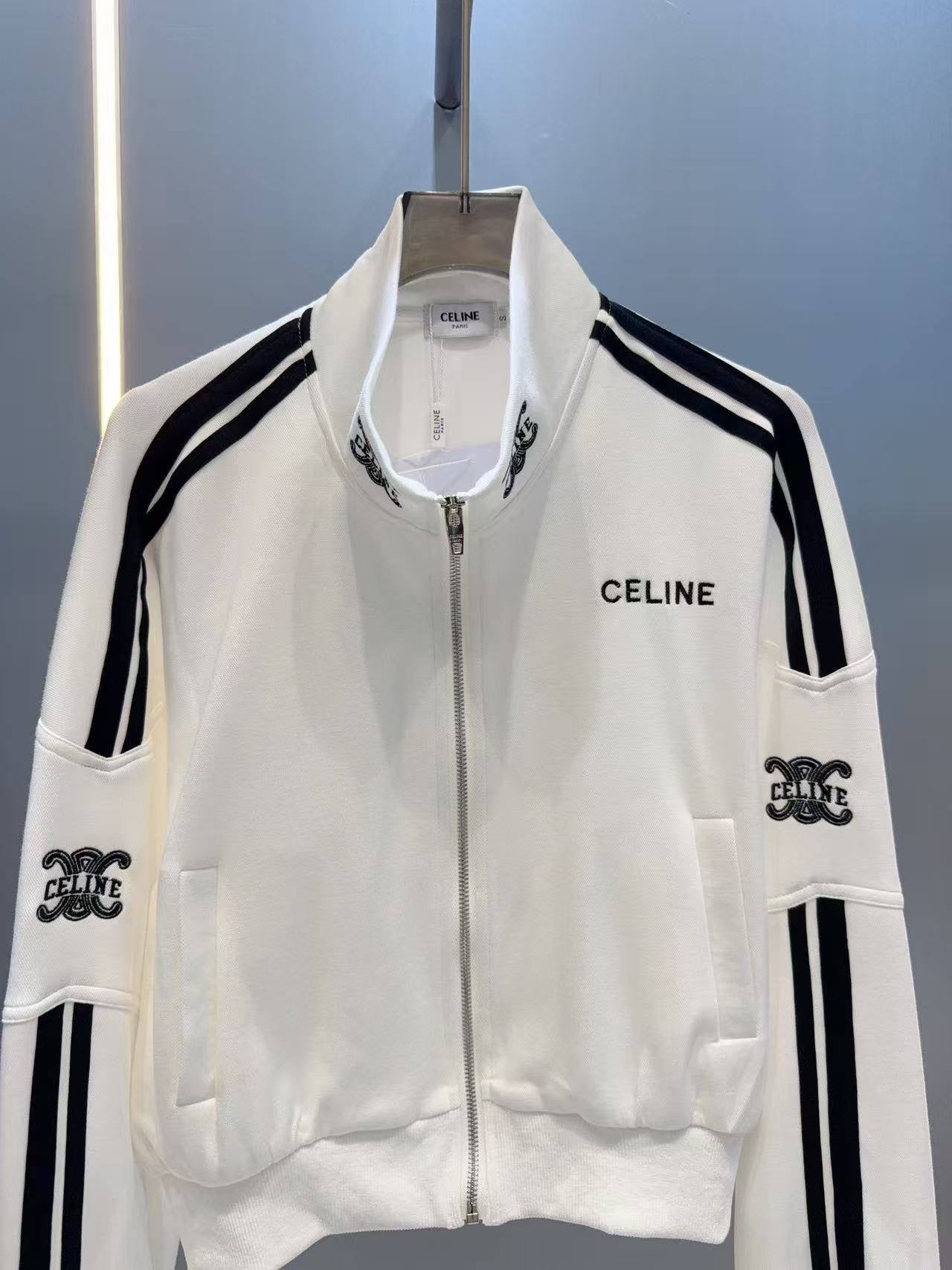 CELINE White Tracksuit Set