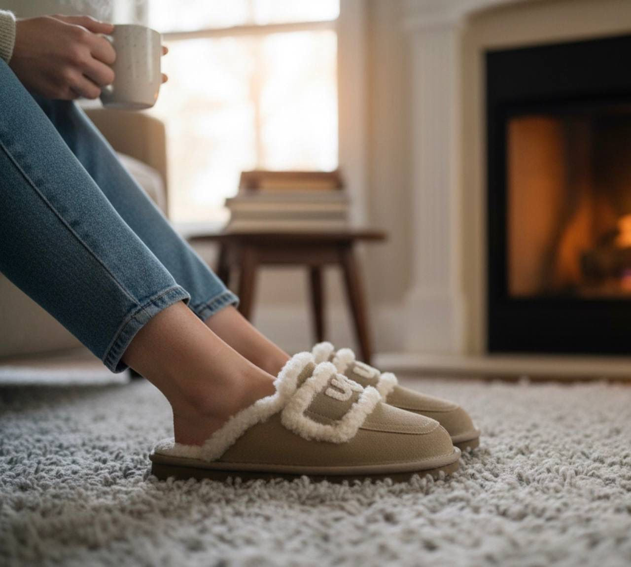 Ozwear Ugg Violet Shearling Slipper ob938