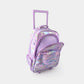 Smiggle Flutter Trolley Backpack With Light Up Wheels