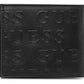 Cartera Billetera Guess Piel Hombre Con Relieve Negro