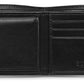 Cartera Billetera Guess Piel Hombre Con Relieve Negro