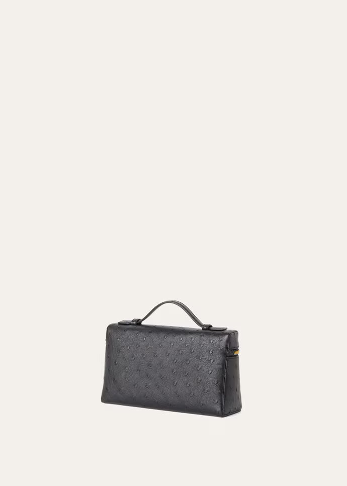 Loro Piana  Ostrich Extra Pocket L19 Pouch