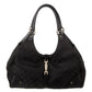 Gucci  GG Canvas Nailhead Jackie Bardot Bag