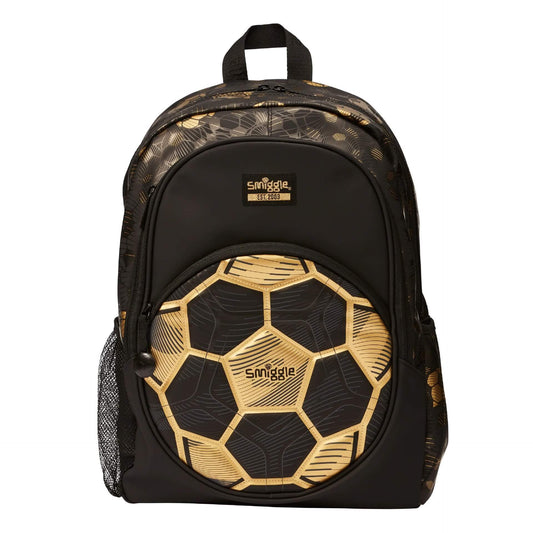 Smiggle Gold Football Classic Backpack