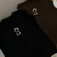 Gold Accent Cut-Out T-Shirt