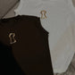 Gold Accent Cut-Out T-Shirt